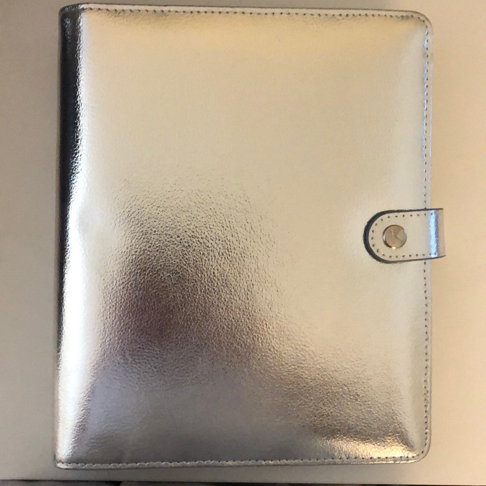 Kikki K large silver planner